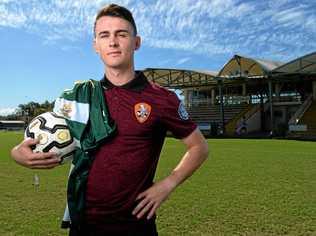 Western Pride footballer Dylan Wenzel-Halls has secured an A-League contract with Brisbane Roar. Picture: Rob Williams