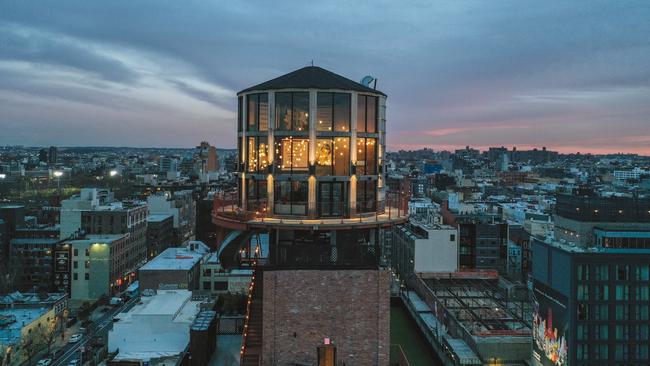 Watertower Bar at The Arlo Williamsburg.