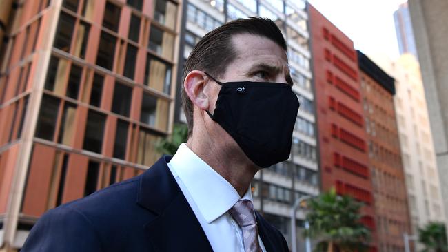 Ben Roberts-Smith arrives at the Supreme Court in Sydney. Picture: NCA NewsWire/Joel Carrett