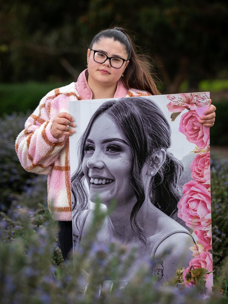 Isobel Vlahiotis lost her sister Odetta Maxwell on a country road and has a message for drivers. Picture: Naomi Jellicoe