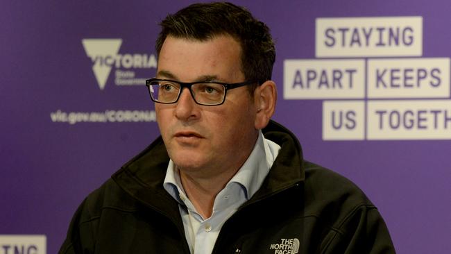 Victorian Premier Daniel Andrews has used the quarantine inquiry to deflect questions from the media. Picture: Andrew Henshaw