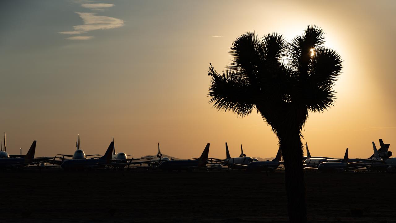 They were stored there due to the warm and dry conditions ideal to keep the aircraft in pristine condition. Picture: Air NZ