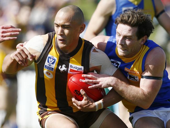 Alex Woodward in his Liston Trophy year for Box Hill.