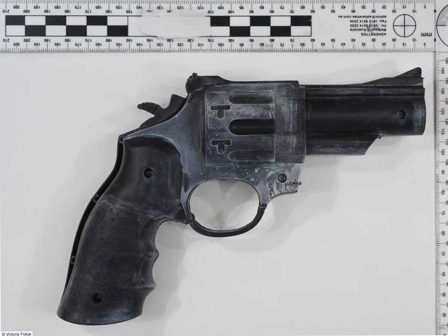 An imaged tendered as evidence and obtained on Monday of the toy gun that belonged to Mr Ewins.