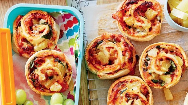 Fill your child's lunch box with these delicious pizza scrolls.