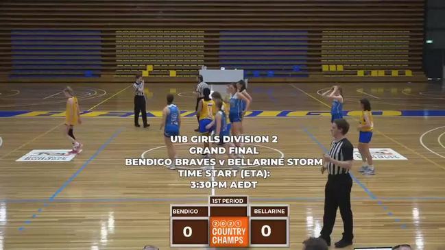 Replay: Bendigo Basketball – Bendigo Braves v Bellarine Storm (Girls Division 2)