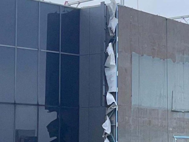 CBD building torn apart by wild weather