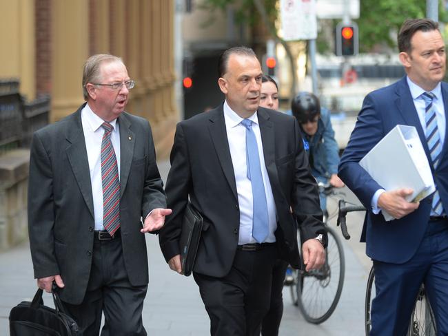 Mr V’landys outside court. Picture: NCA NewsWire / Steven Saphore