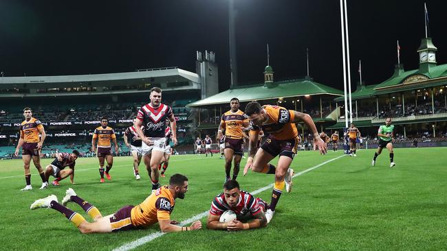 Roosters fans are hardly in the thick of the actin at the SCG. Image: Phil Hillyard