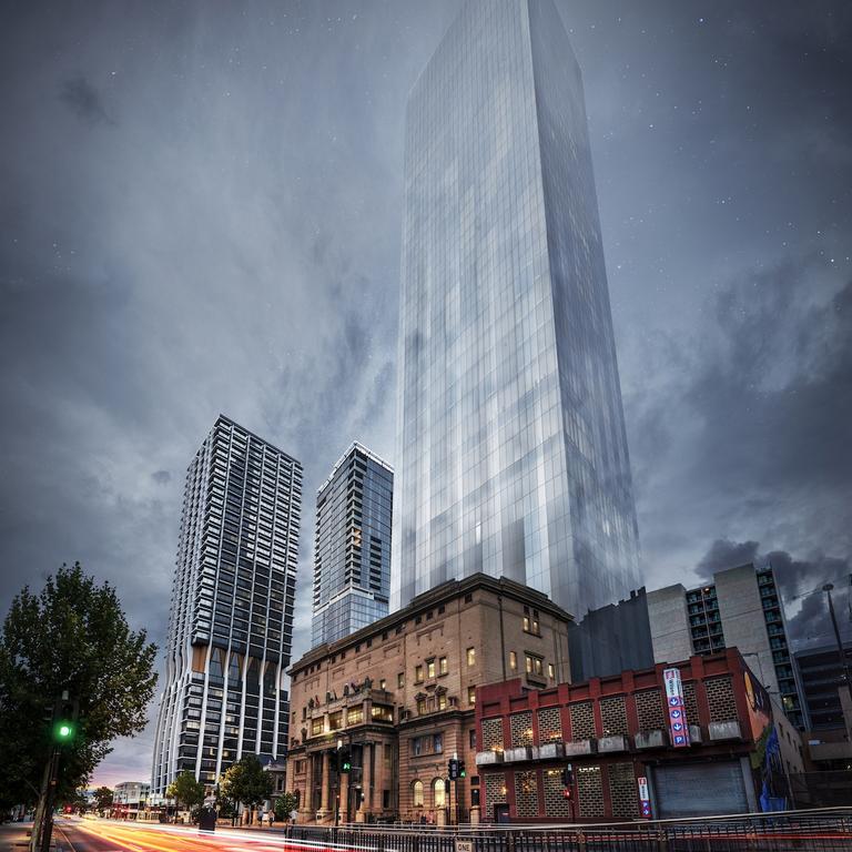 Artist's impression of Keystone tower on North Tce in Adelaide. Picture: Supplied by Marriott International