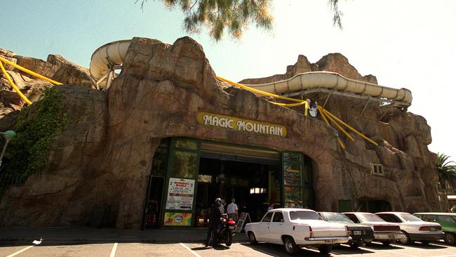 Magic Mountain was nicknamed the ‘giant dog dropping’... can you see why? Picture: News Corp Australia 