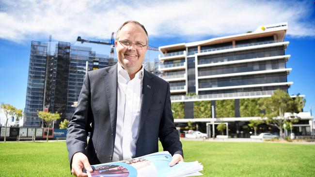 Fairfax MP Ted O'Brien wants to see heavy passenger rail to Maroochydore by 2032. Picture: Patrick Woods