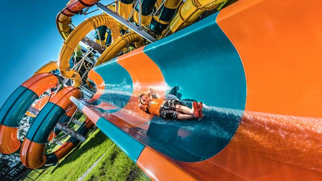 The Big Banana now offers waterslides, laser tag and minigolf. Picture: Supplied