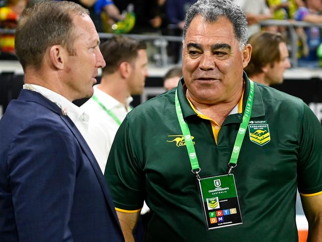 Mal Meninga has confirmed he has an interest in leading the Rabbitohs. Picture: Getty Images