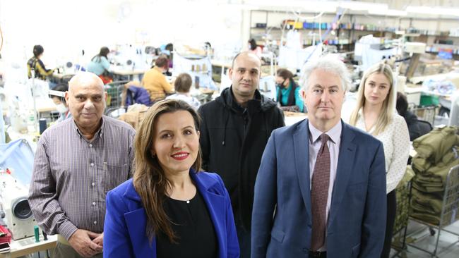 Owner Hassan Abdelrahim, NSW Labor Leader in the Legislative Council Adam Searle, Casey Thompson, Compliance Officer, Manufacturing Division, Construction Forestry Maritime Mining &amp; Energy Union (CFMMEU), Bankstown Labor MP Tania Mihailuk, Owner Tom Abdelrahim