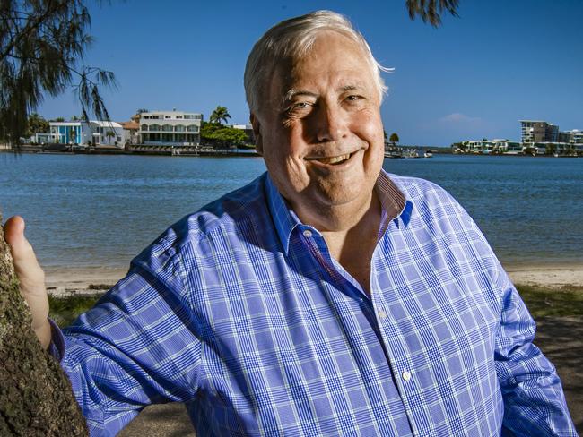 Clive Palmer from the United Australia Party. Picture: Nigel Hallett