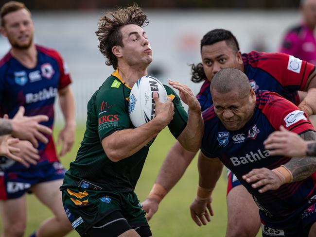 An injury to star fullback James Coyne sparked the Mittagong complaints. Picture by Julian Andrews.