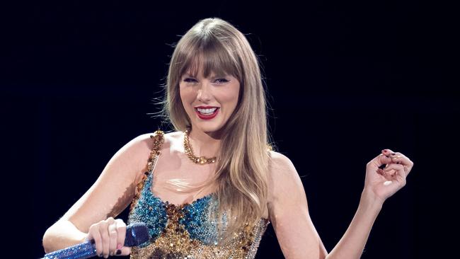 Taylor Swift will bring her multibillion-dollar Eras Tour to Australia for seven shows next month. Picture: Suzanne Cordeiro/ AFP