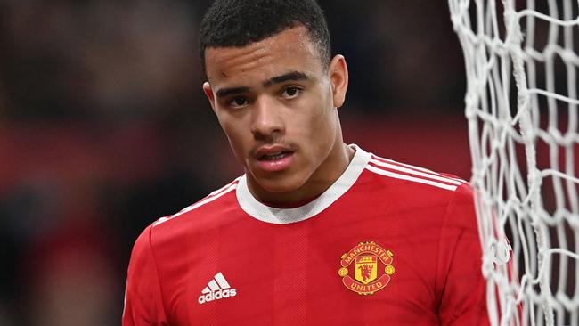 Manchester United striker Mason Greenwood will not be returning to the team. (Photo by Paul ELLIS / AFP)