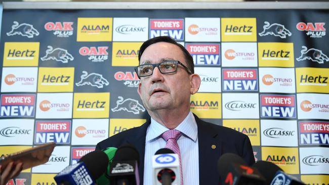 Penrith Panthers CEO Brian Fletcher is under pressure. Image: AAP Image/Joel Carrett