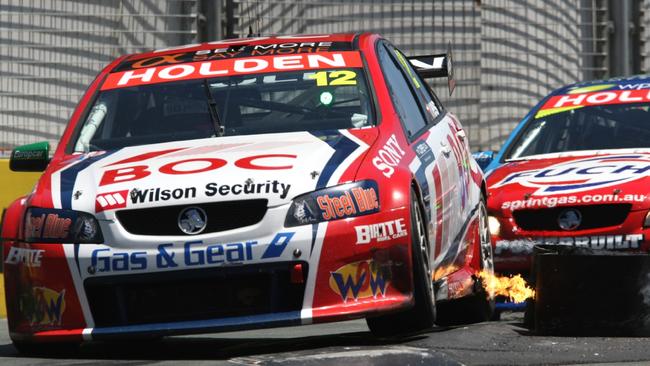 The V8 supercars were the curtain-raiser for the open-wheelers. Picture: Adam Head