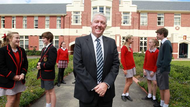 Ballarat Clarendon College principal David Shepherd — the regional school has been named Victoria’s best for VCE results.