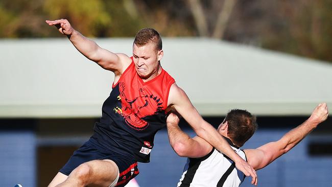 Josh Vandermeer during his Flagstaff Hill days. Picture: AAP/Mark Brake