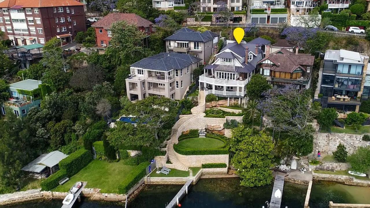 The new home of Alan Joyce and his husband, Shane Lloyd, is a waterfront on Mosman Bay that cost $19m.