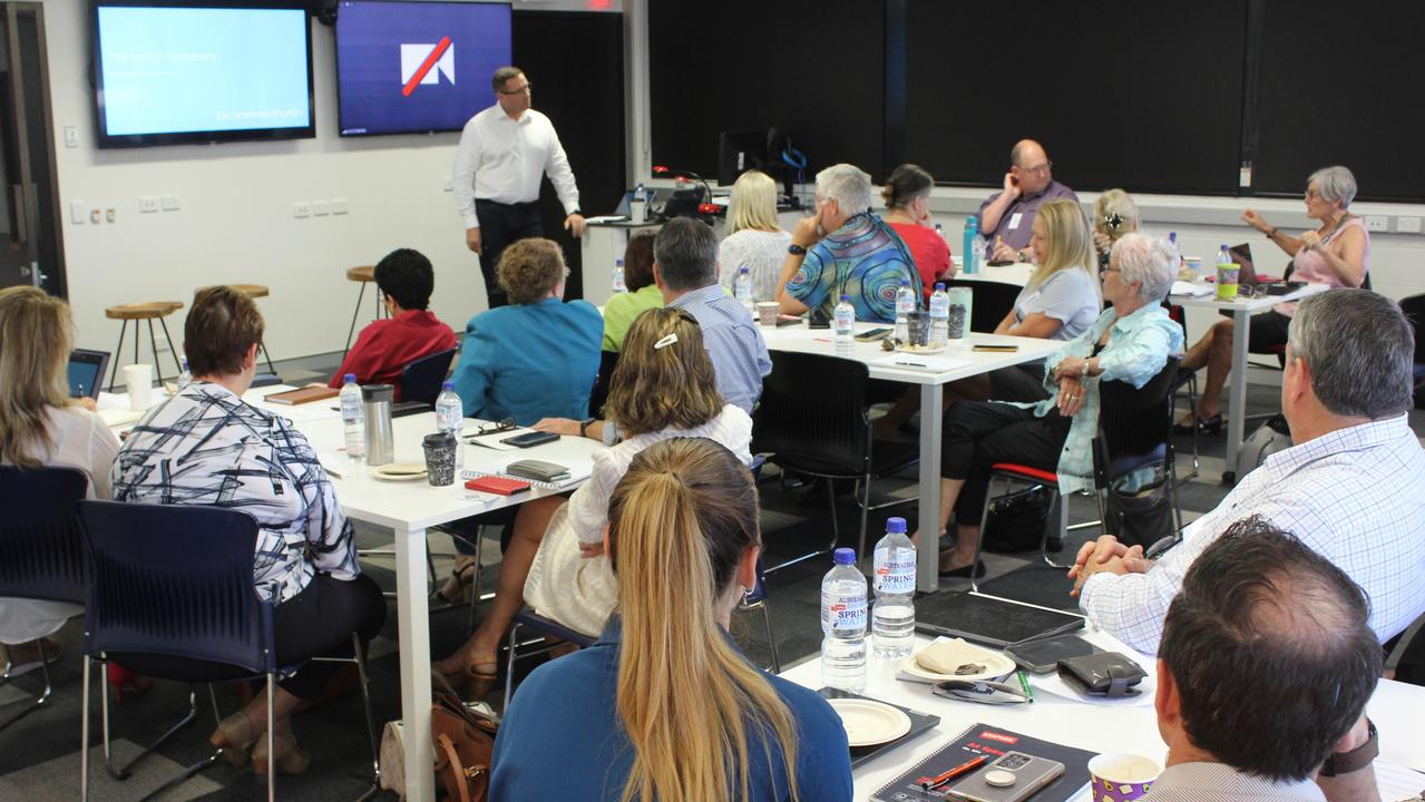 Delegates at the Greater Whitsunday Housing Roundtable summit held in Mackay on Tuesday, December 6, 2022. Picture: Andrew Kacimaiwai