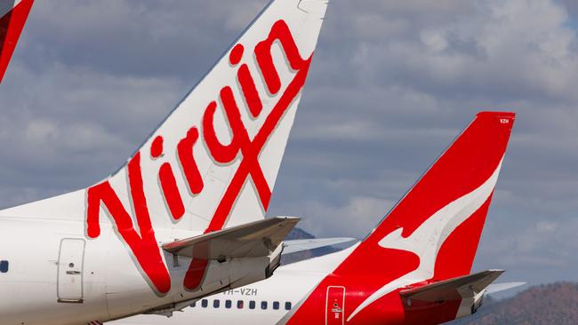 Planes at Townsville Airport in North Queensland. Picture: Kendall Hill Photo-Getty Images