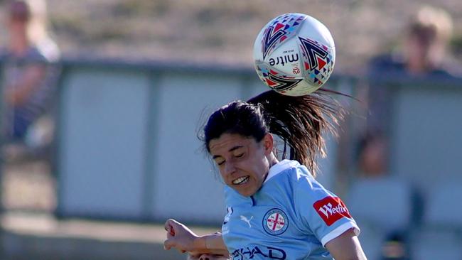 Casey Council has revealed its long-term lease plan with Melbourne City FC. Alexandra Chidiac of Melbourne City FC. Picture: Kelly Barnes/Getty Images)