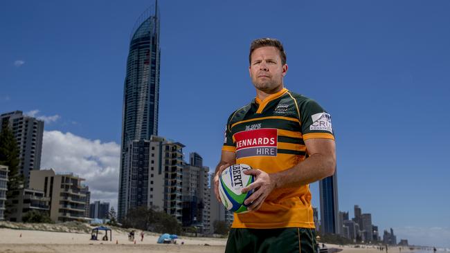 Gold Coast District Rugby Union first grade clubs at Surfers Paradise. Kris Burton (Surfers Paradise Dolphins) Picture: Jerad Williams