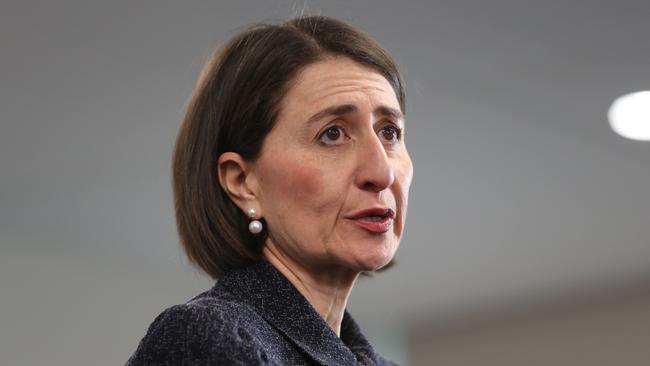 Premier Gladys Berejiklian has ruled out pay rises for politicians while the pandemic lasts. Picture: Richard Dobson