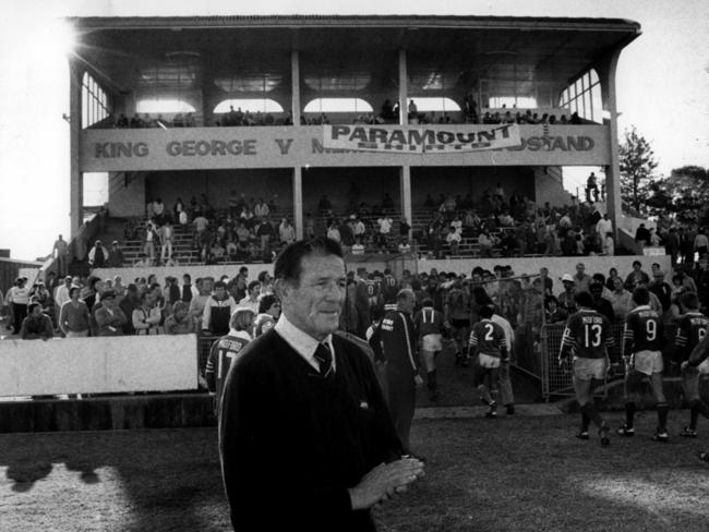 A rugby league match between Newtown and Balmain at Henson Park in 1983.