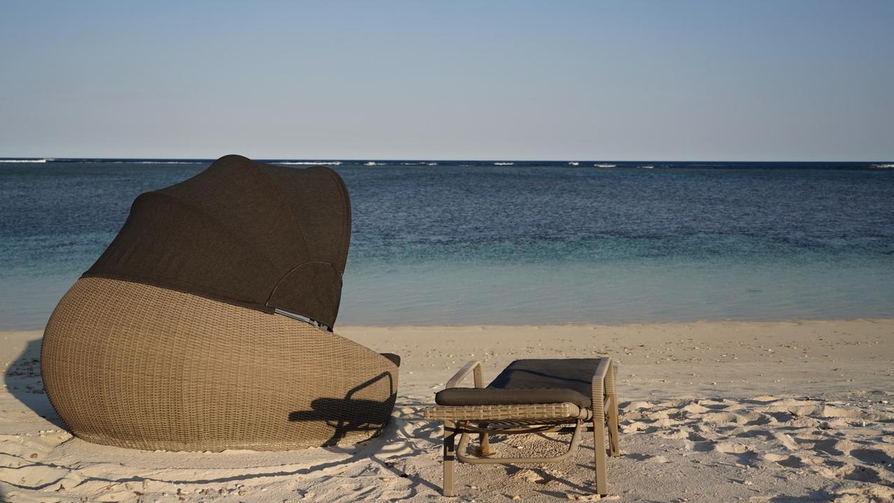 Your own beach cabana on the beach. Picture: Catherine Best
