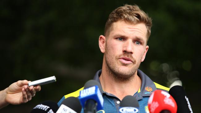 Aaron Finch will not open the batting for Victoria this week. Picture: Getty