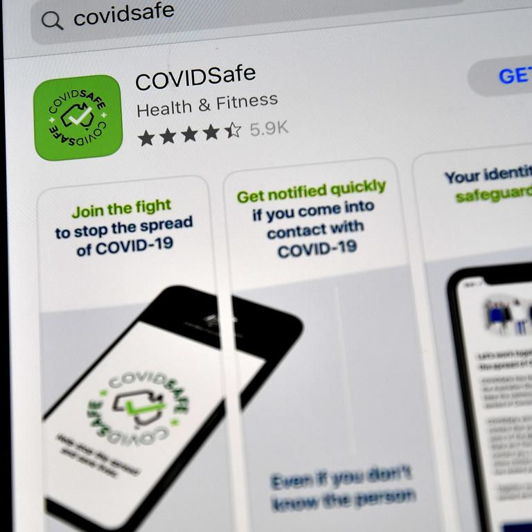 The COVIDSafe app has been improved since first launching. Picture: Saeed Khan / AFP