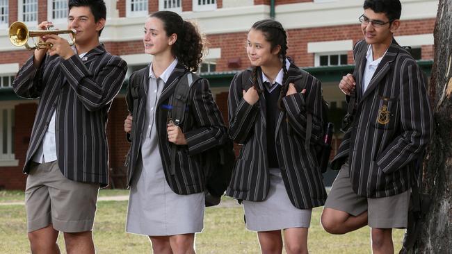 Ivanhoe Grammar students in 2019. Picture: George Salpigtidis