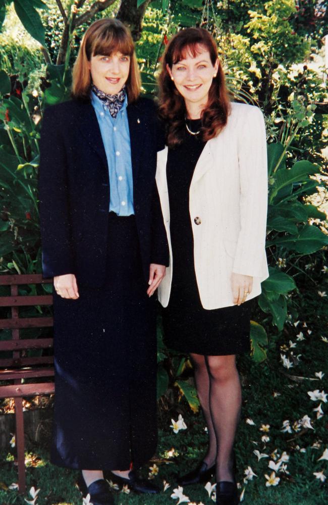 Vanessa Fowler with her sister Allison Baden-Clay.