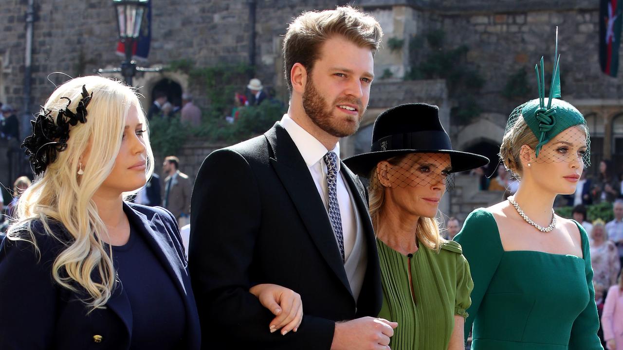 Louis and Kitty Spencer (far right) are both seriously wealthy. Picture: Chris Radburn - WPA Pool/Getty Images