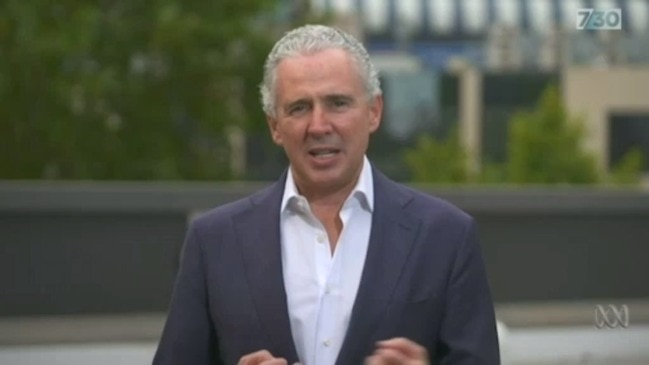 Telstra CEO Andy Penn warns customers might have to ration their internet (ABC 7.30)