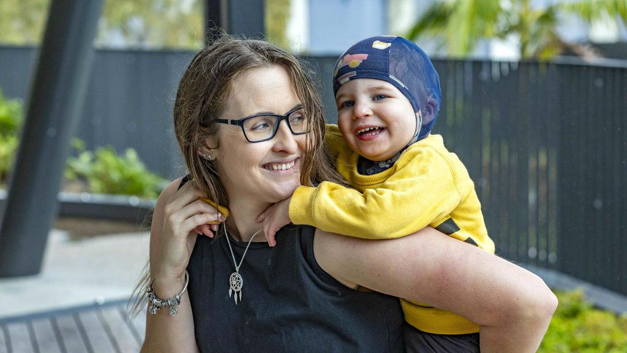 Lauren van Dalen with son Ezra. Picture: Richard Walker