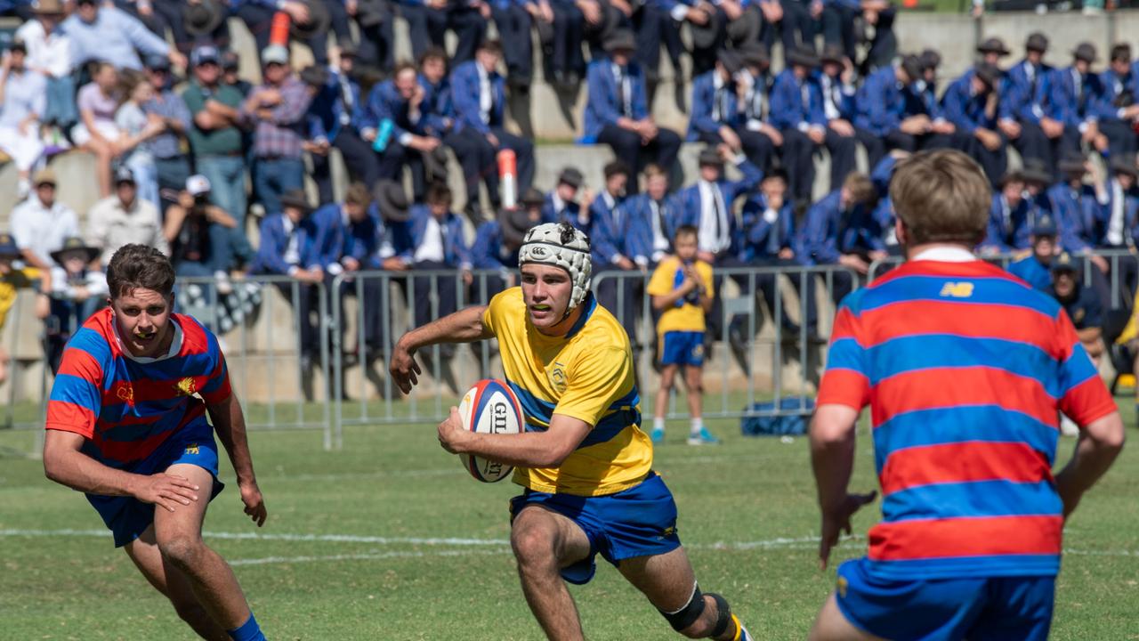 Downlands Second XV vs TGS Second XV. 2024 O'Callaghan Cup day at Downlands College. Photo by Nev Madsen