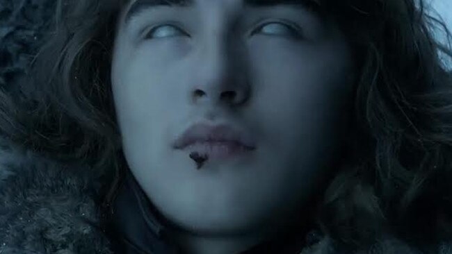 Hint, hint ... Bran Stark is shown with ‘warg’ eyes in the teaser. Picture: HBO