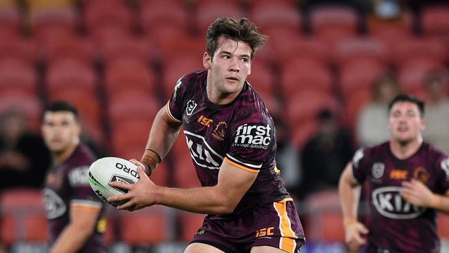 Pat Carrigan shared the Broncos’ player of the year award with Payne Haas. (Photo by Matt Roberts/Getty Images)