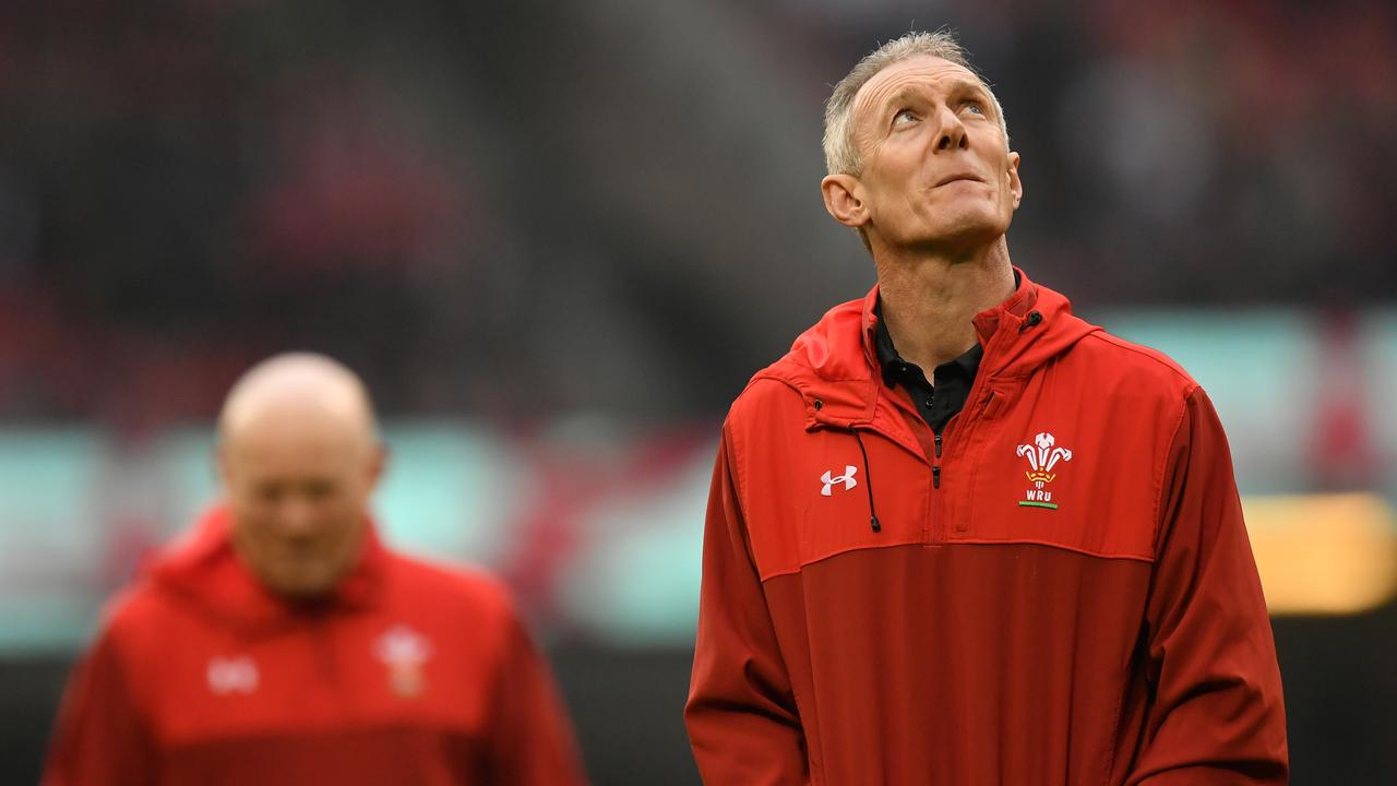 Rob Howley at the Principality Stadium in Cardiff.