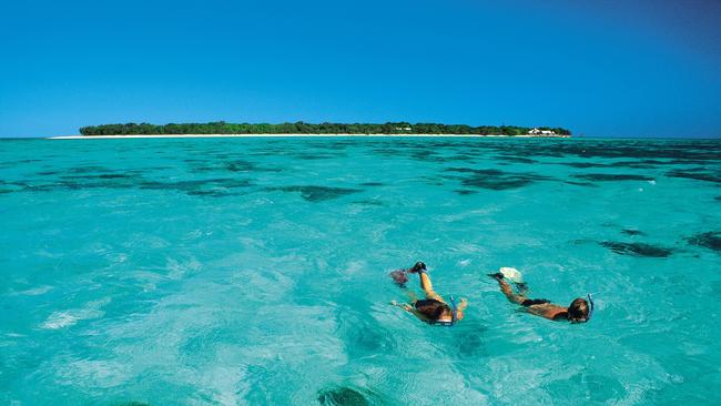 ESCAPE: Barrier Reef Islands, Christine Retschlag. Snorkelling on Heron Island . Picture: Tourism and Events Queensland