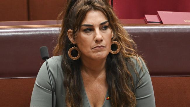 Senator Lidia Thorpe during Question Time at Parliament House in Canberra. Picture: NewsWire / Martin Ollman