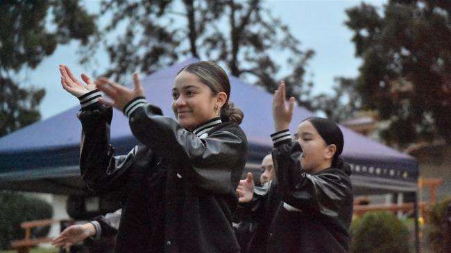 Eighty8 Dance Companyâ€™s crew tearing up the competition at the Unlock the Block event, at Ipswich's Darcy Doyle Place on August 12, 2022. Picture: Peta McEachern