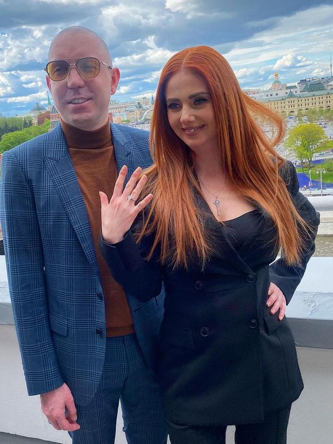 Lena Katina with her husband, multi-millionaire businessman, Dmitry Spiridonov.